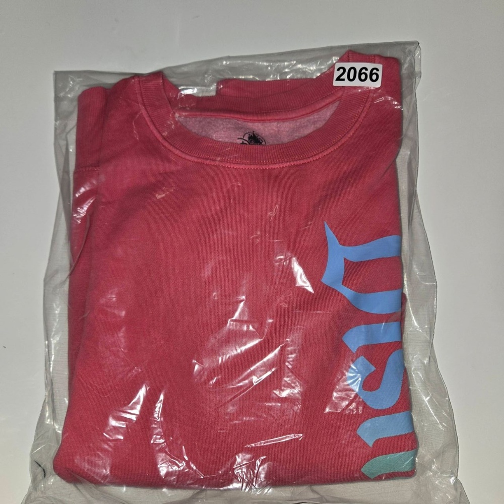 Disney Parks Crewneck Sweatshirt Womens S Pink Disneyland Vertical Logo Theme - Picture 10 of 10
